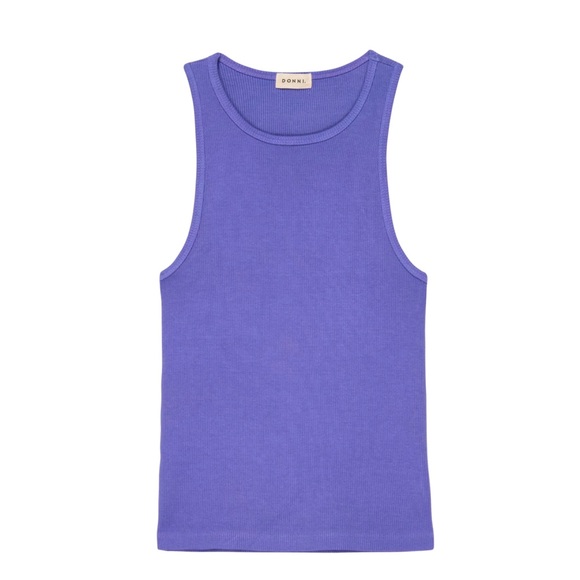 DONNI. Rib Tank - Violet - Picture 2 of 2